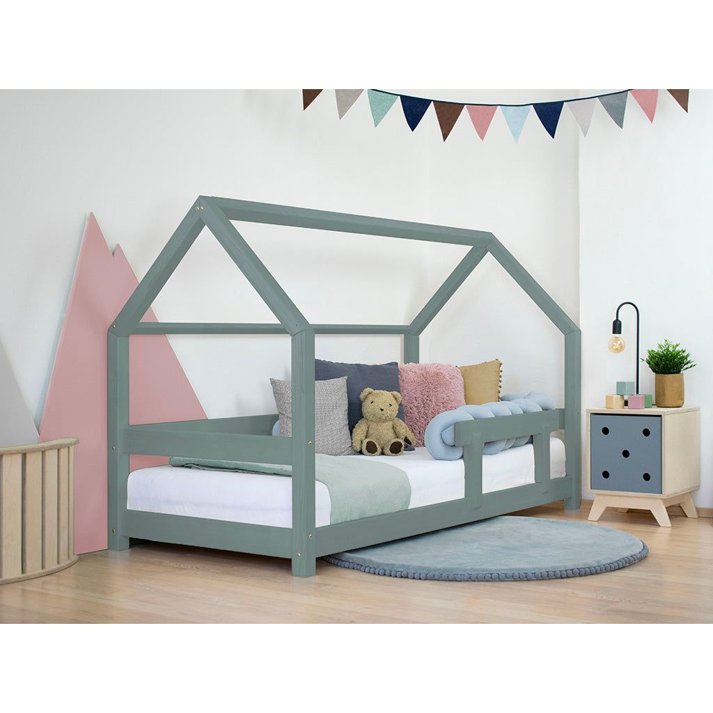 Children's house bed TERY with one barrier - The JDH Store