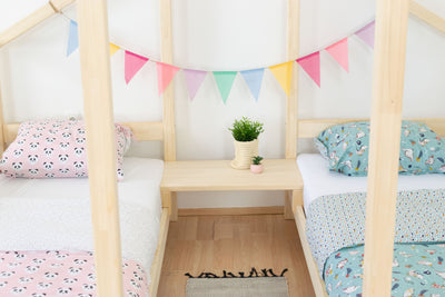 Wooden House Bed for Two Children VILLY - The JDH Store